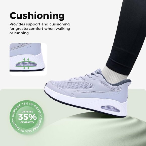 Wide Toe Box Arch Support Sneakers Women Slip On Orthotic Comfortable Shoes - Picture 5 of 7